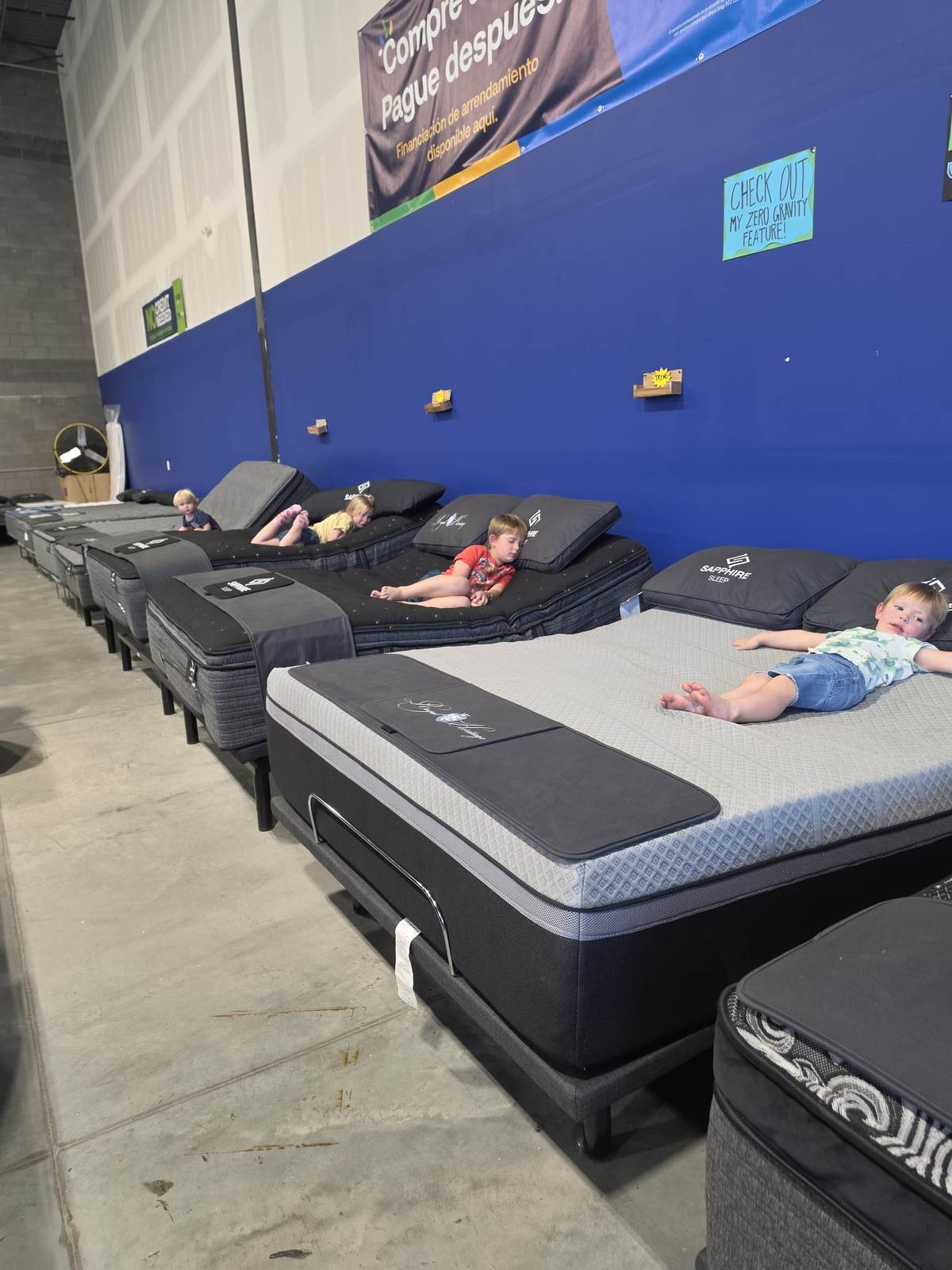Adjustable bases in stock at BoxDrop Utah County 2